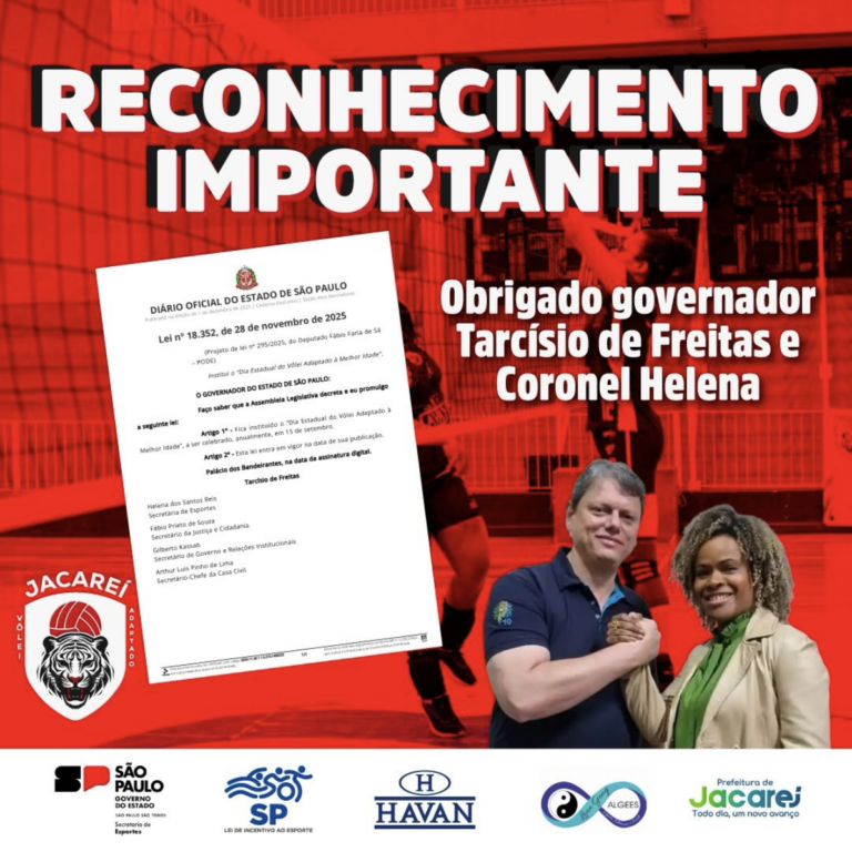 Marco para o vôlei adaptado